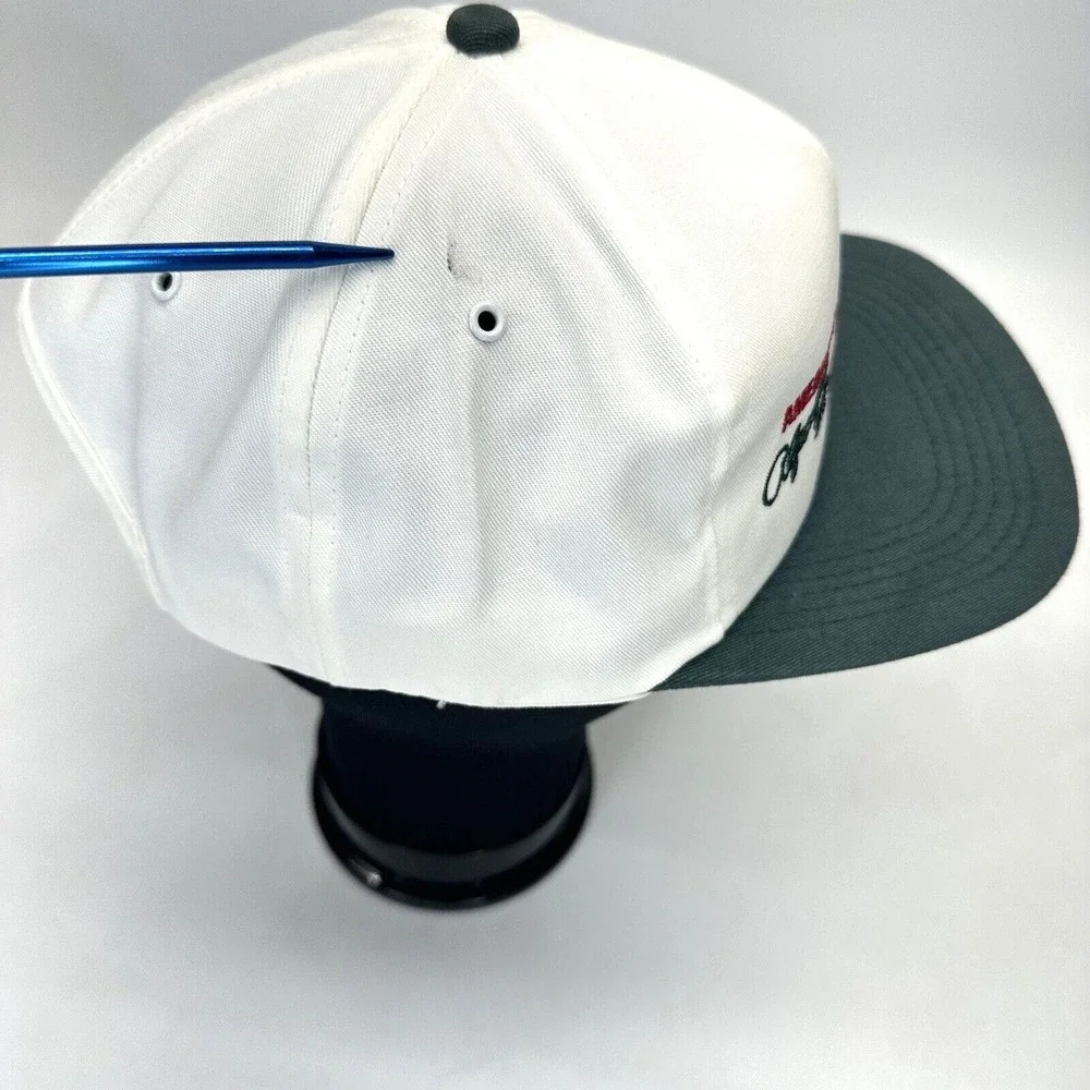 K-Products Americas Alfalfa University 1997 Hat Off White Snapback Embroidered